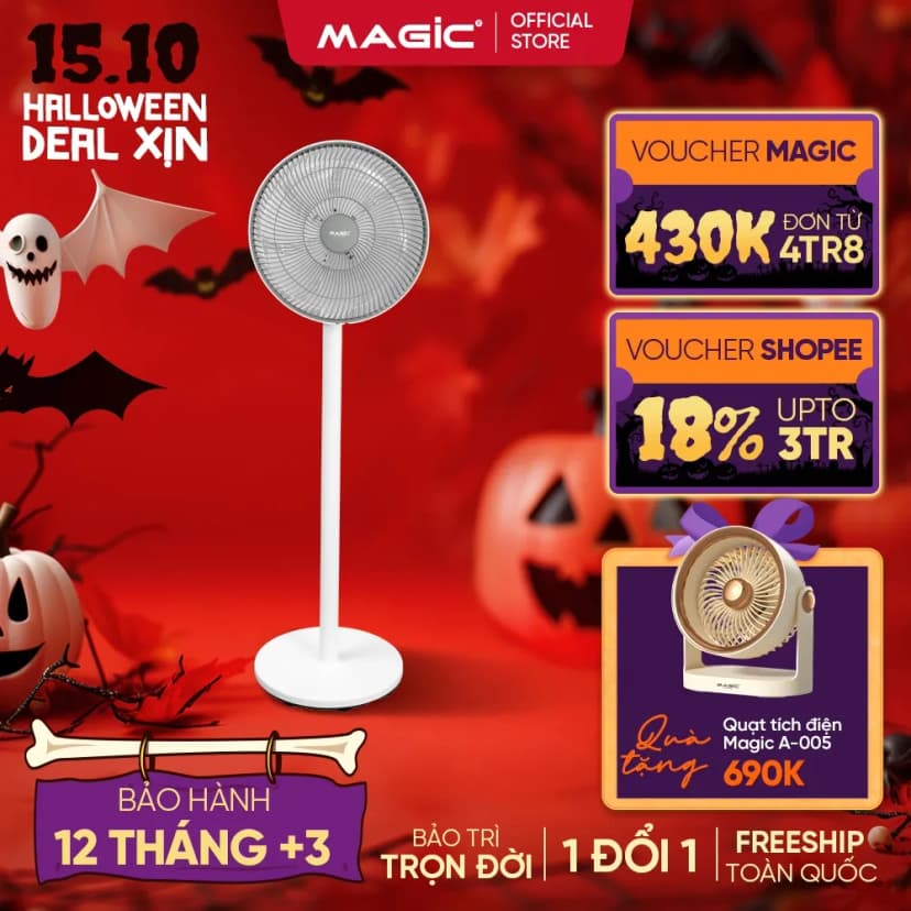 Quạt đứng Magic 7 cánh A-252 20W - Giá rẻ nhất hôm nay - Ảnh 1