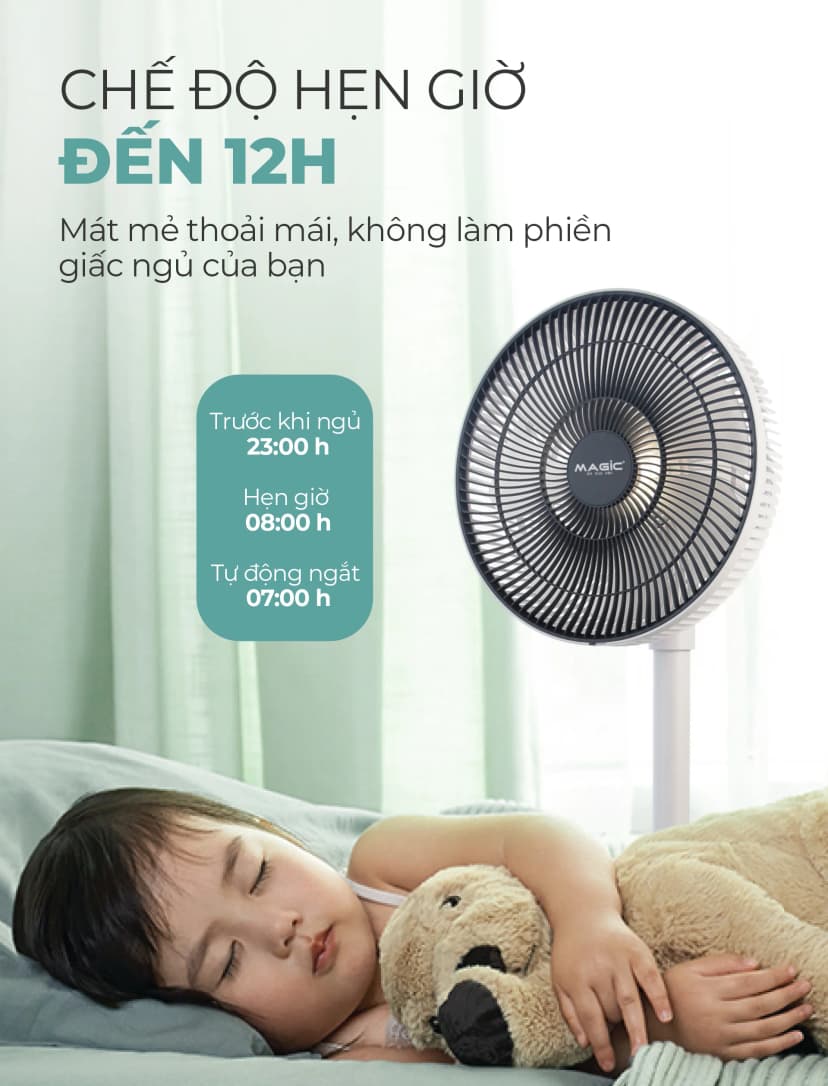 Quạt đứng Magic 7 cánh A-252 20W - Giá rẻ nhất hôm nay - Ảnh 6