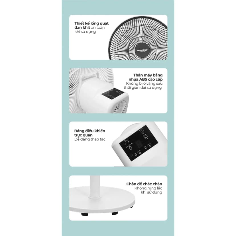 Quạt đứng Magic 7 cánh A-252 20W - Giá rẻ nhất hôm nay - Ảnh 7