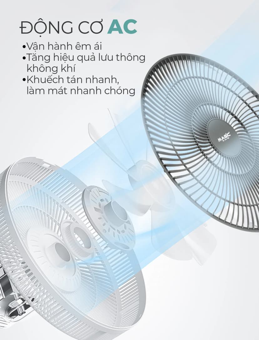 Quạt đứng Magic 7 cánh A-252 20W - Giá rẻ nhất hôm nay - Ảnh 8