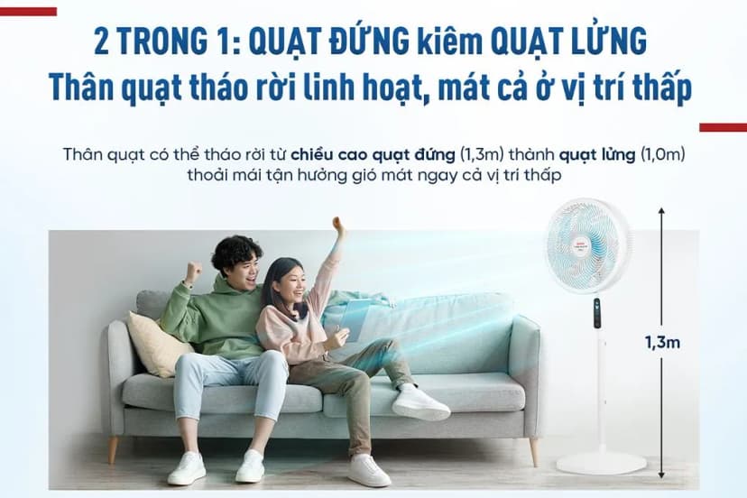 Quạt đứng Tefal 6 cánh VH689990 80W - Giá rẻ nhất hôm nay - Ảnh 5