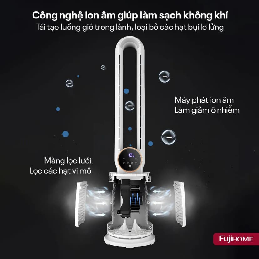 Quạt không cánh FUJIHOME BF-03R 60W - Giá rẻ nhất hôm nay - Ảnh 12