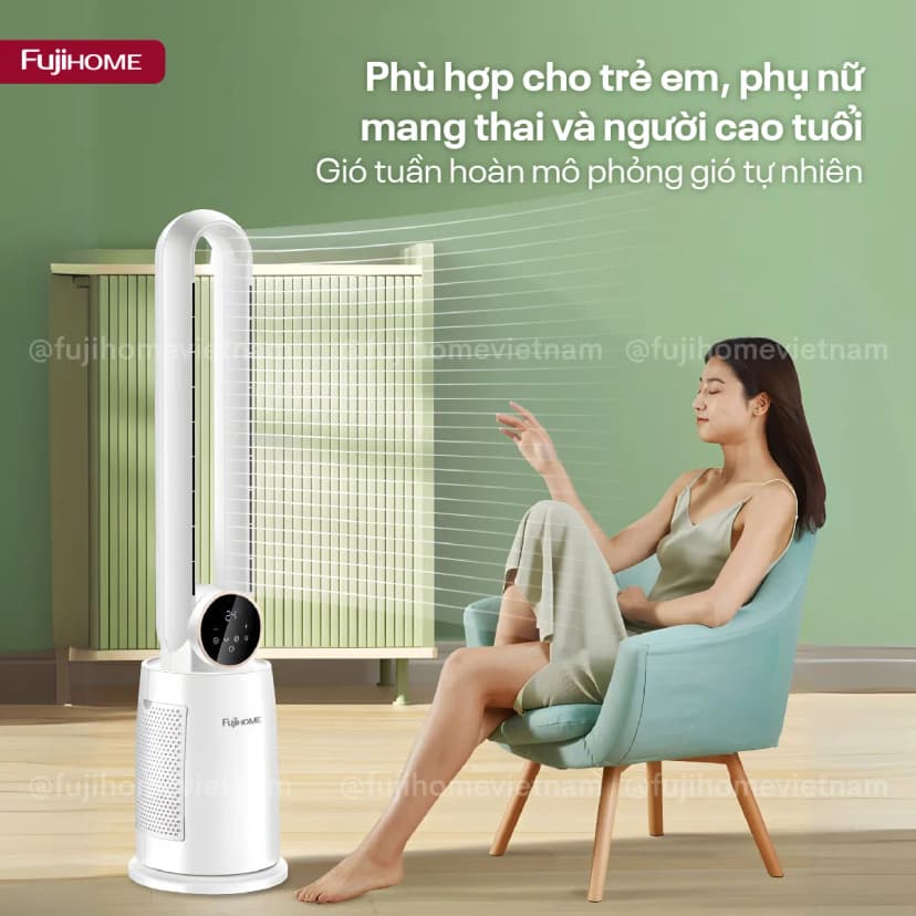 Quạt không cánh FUJIHOME BF-03R 60W - Giá rẻ nhất hôm nay - Ảnh 4