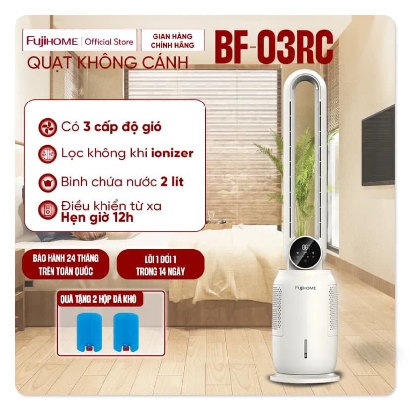 Quạt không cánh FUJIHOME BF-03R 60W - Giá rẻ nhất hôm nay - Ảnh 37