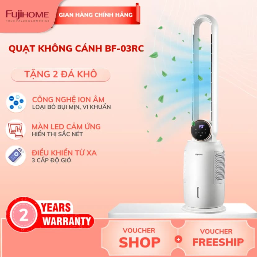 Quạt không cánh FUJIHOME BF-03R 60W - Giá rẻ nhất hôm nay - Ảnh 42