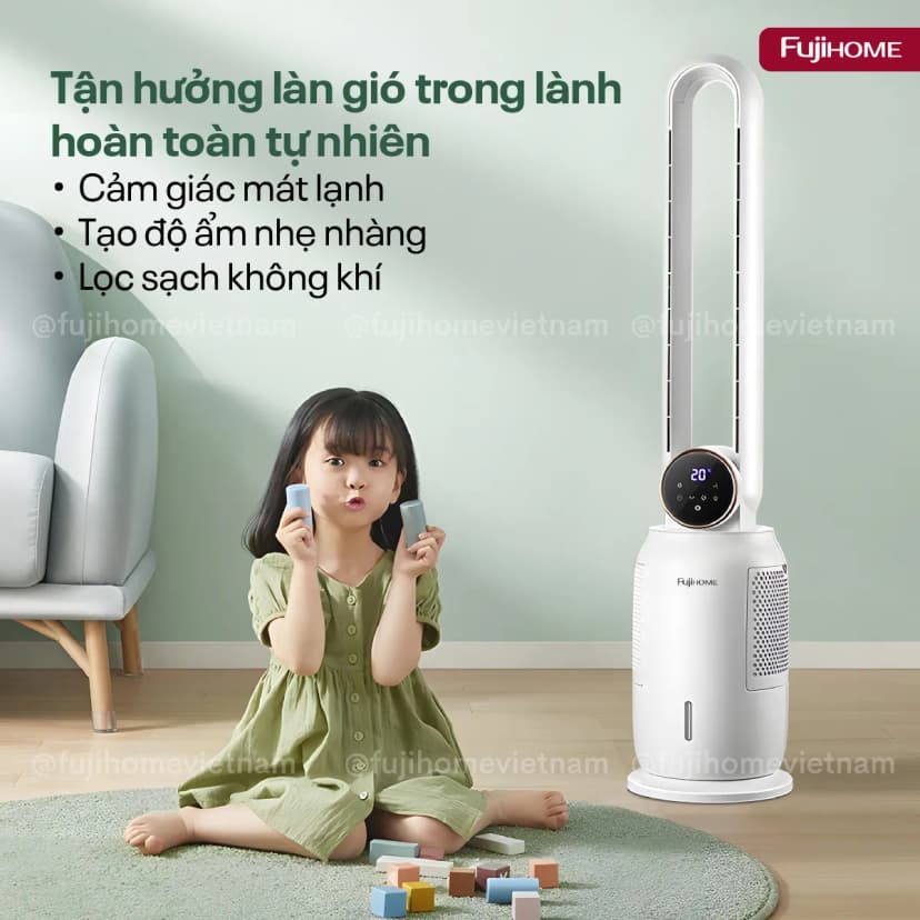 Quạt không cánh FUJIHOME BF-03R 60W - Giá rẻ nhất hôm nay - Ảnh 52