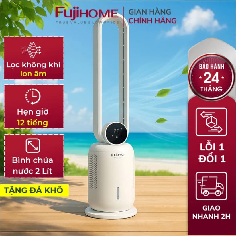 Quạt không cánh FUJIHOME BF-03R 60W - Giá rẻ nhất hôm nay - Ảnh 57