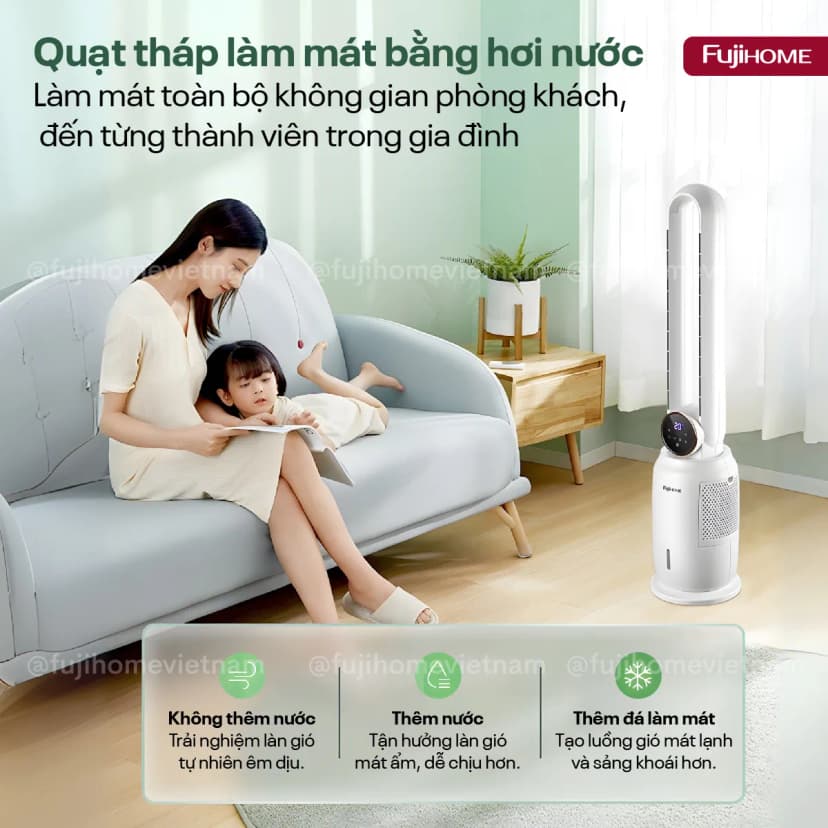 Quạt không cánh FUJIHOME BF-03R 60W - Giá rẻ nhất hôm nay - Ảnh 60
