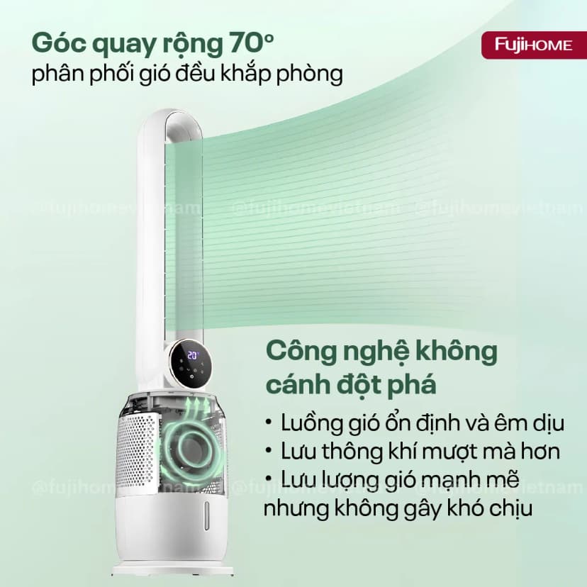 Quạt không cánh FUJIHOME BF-03R 60W - Giá rẻ nhất hôm nay - Ảnh 65