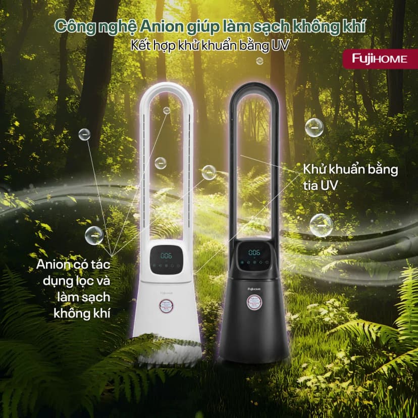 Quạt không cánh FUJIHOME BF-03R 60W - Giá rẻ nhất hôm nay - Ảnh 95