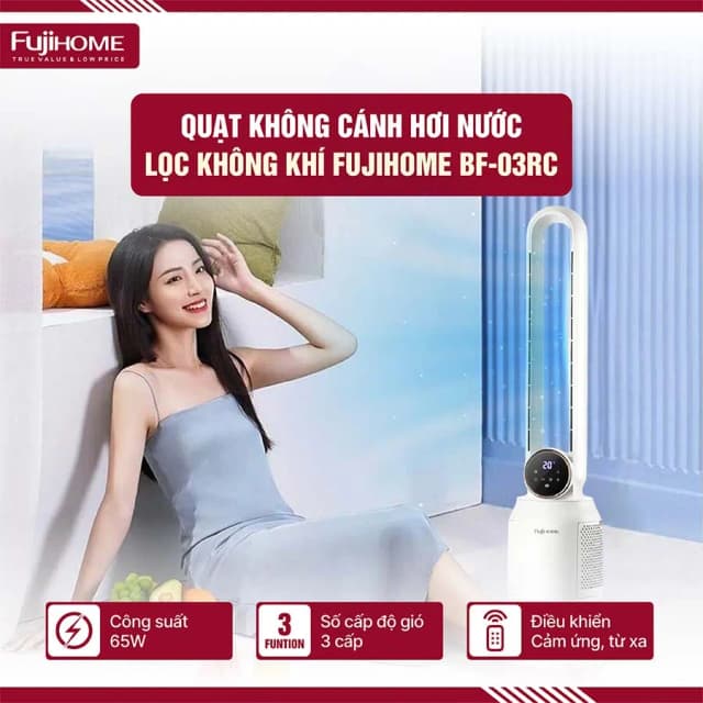 So sánh giá Quạt không cánh FUJIHOME BF-03RC 65W rẻ nhất? - Ảnh 19