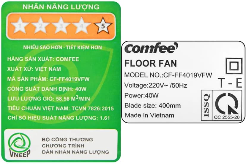 So sánh giá Quạt lửng Comfee 3 cánh CF-FF4019VFW 40W - Tìm sản phẩm giá rẻ nhất - Ảnh 13