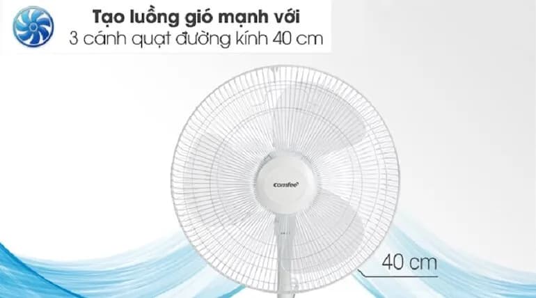 So sánh giá Quạt lửng Comfee 3 cánh CF-FF4019VFW 40W - Tìm sản phẩm giá rẻ nhất - Ảnh 5