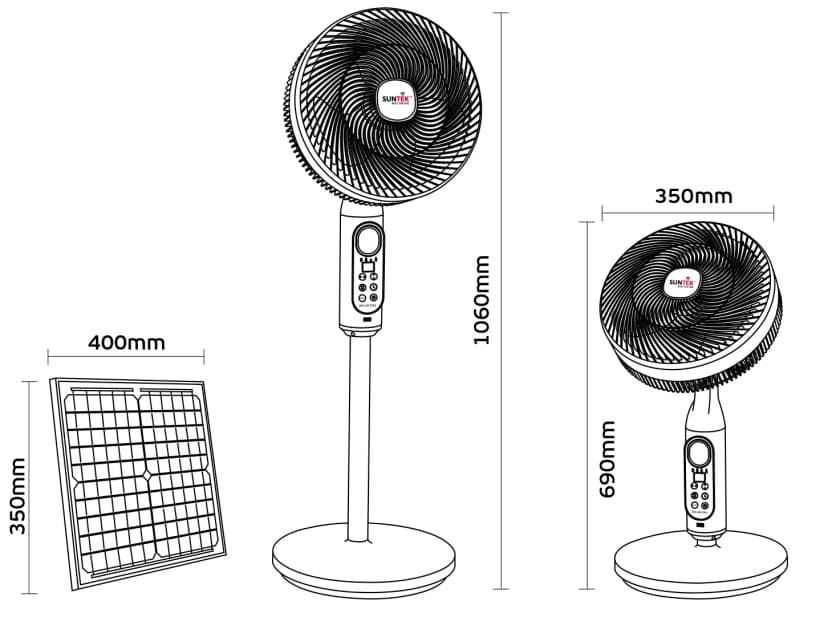 So sánh giá Quạt năng lượng mặt trời Suntek 3 cánh SF-F8 30W - Tìm sản phẩm giá rẻ nhất - Ảnh 3