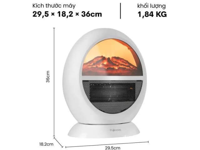 So sánh giá Quạt sưởi để bàn FUJIHOME FH09 rẻ nhất? - Ảnh 6