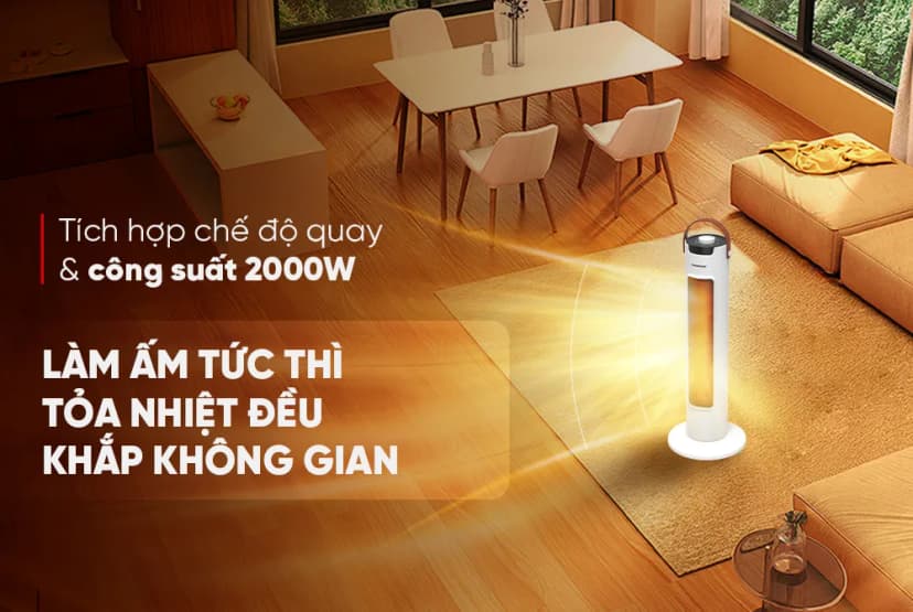 Quạt sưởi gốm Sunhouse SHD7060W - Giá rẻ nhất hôm nay - Ảnh 5
