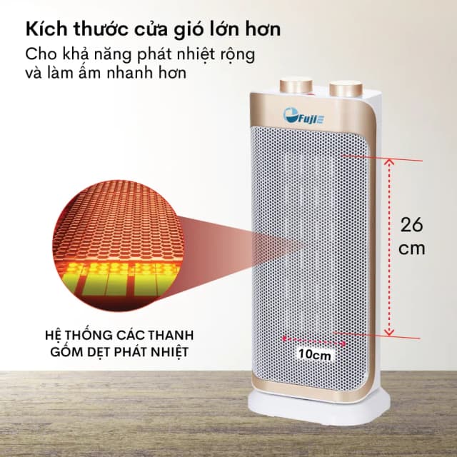 So sánh giá Quạt sưởi gốm FUJIE CH-2100 rẻ nhất? - Ảnh 6