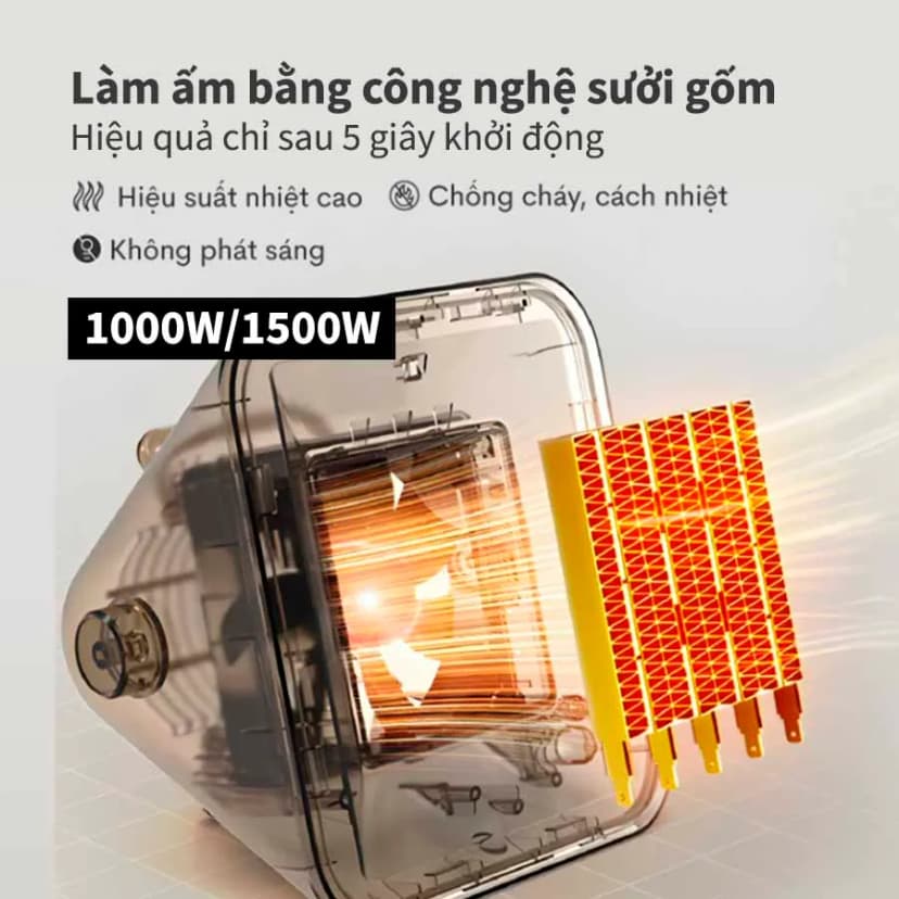 Quạt sưởi gốm FUJIHOME FH1100 - Giá rẻ nhất hôm nay - Ảnh 14