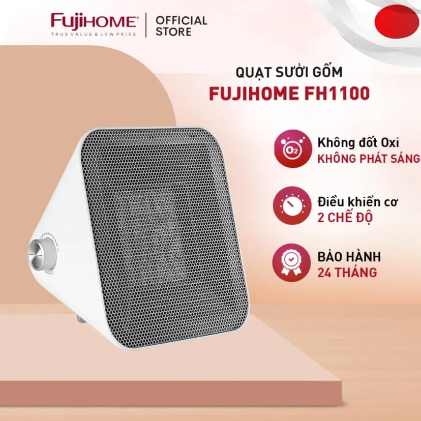 Quạt sưởi gốm FUJIHOME FH1100 - Giá rẻ nhất hôm nay - Ảnh 18