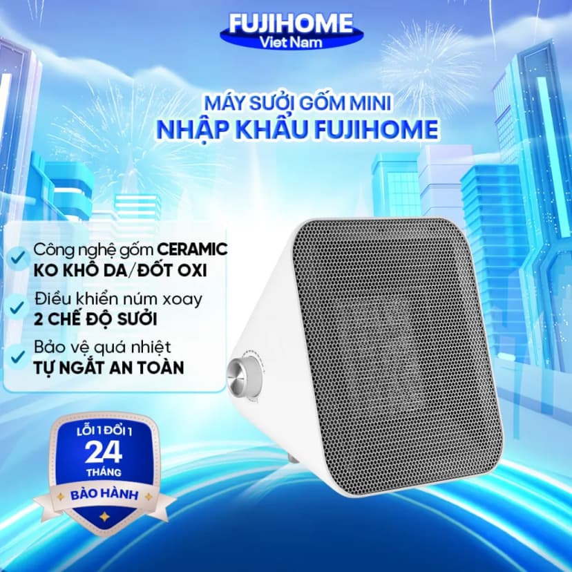 Quạt sưởi gốm FUJIHOME FH1100 - Giá rẻ nhất hôm nay - Ảnh 28