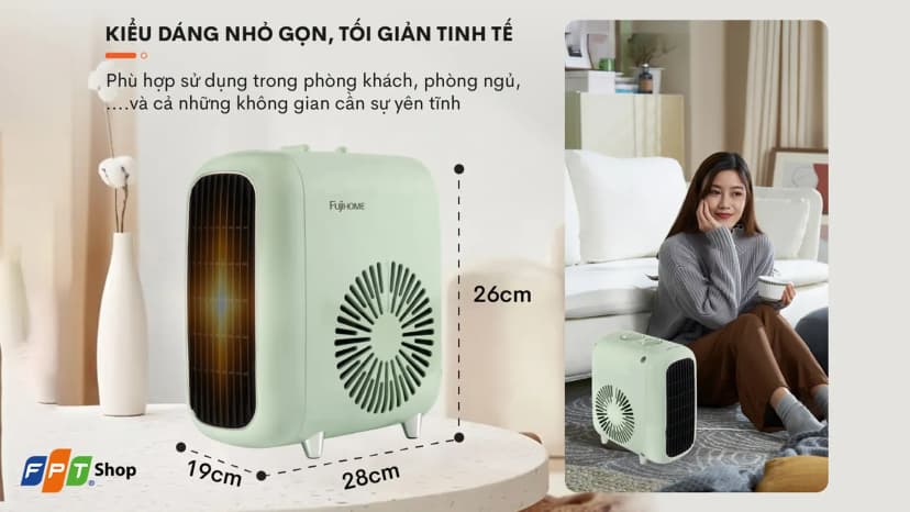 Quạt sưởi gốm FUJIHOME FH1100 - Giá rẻ nhất hôm nay - Ảnh 57