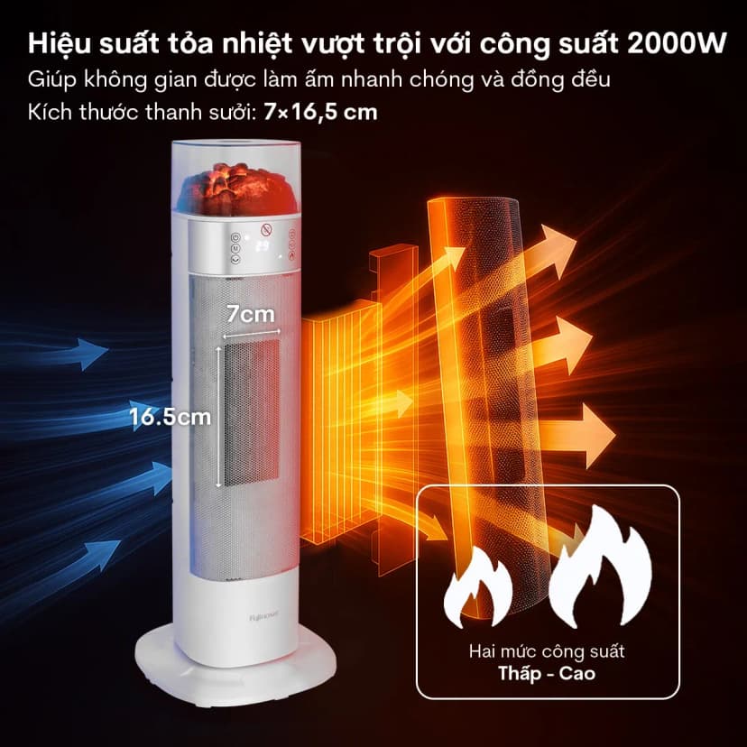 Quạt sưởi gốm FUJIHOME FH1100 - Giá rẻ nhất hôm nay - Ảnh 62