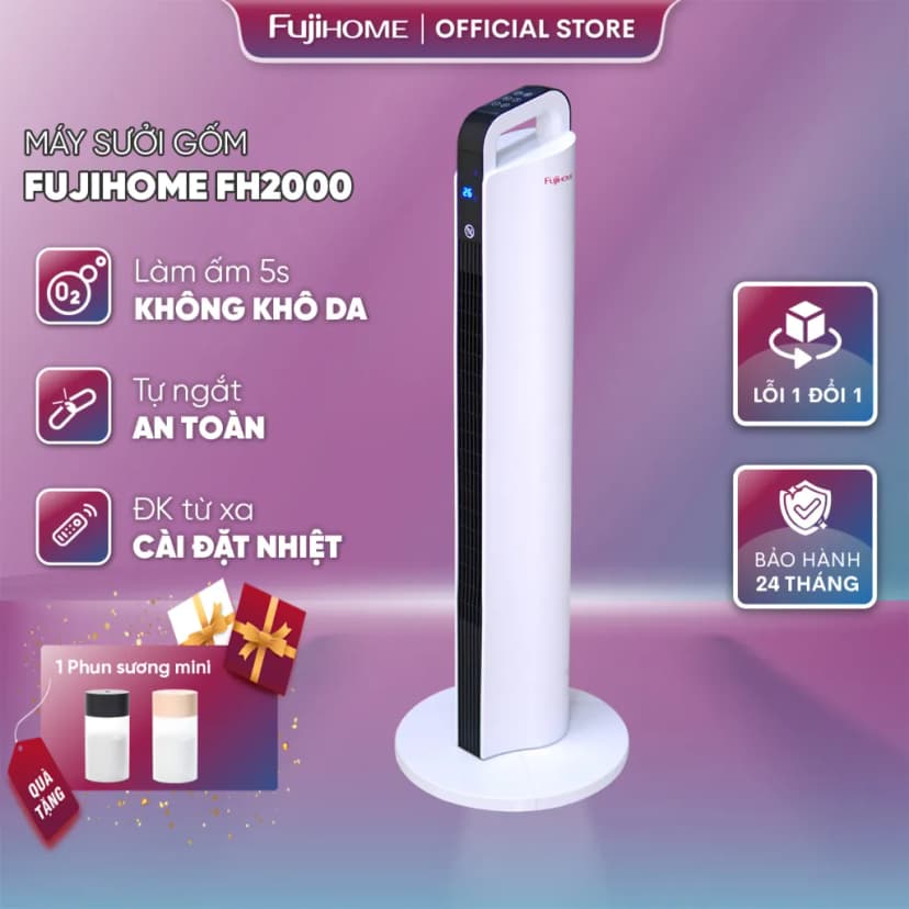 Quạt sưởi gốm FUJIHOME FH1100 - Giá rẻ nhất hôm nay - Ảnh 84