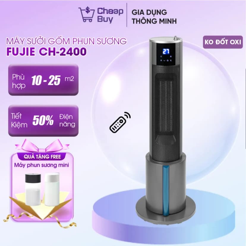 Quạt sưởi gốm FUJIHOME FH1100 - Giá rẻ nhất hôm nay - Ảnh 87