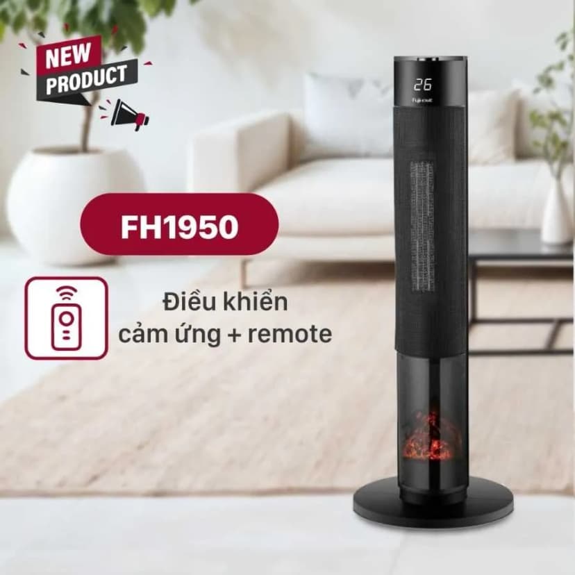 Quạt sưởi gốm FUJIHOME FH1950 - Giá rẻ nhất hôm nay - Ảnh 3