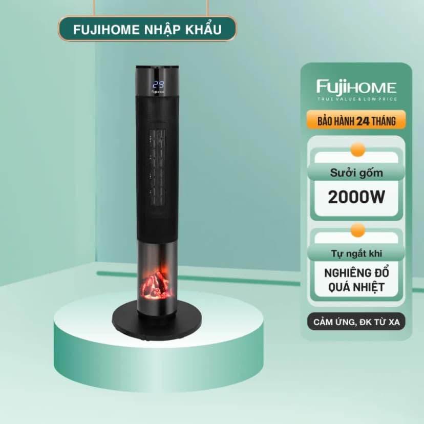 Quạt sưởi gốm FUJIHOME FH1950 - Giá rẻ nhất hôm nay - Ảnh 4