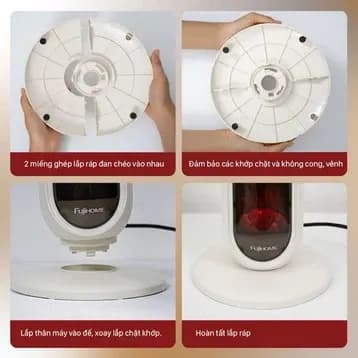 So sánh giá Quạt sưởi gốm FUJIHOME FH202 rẻ nhất? - Ảnh 18