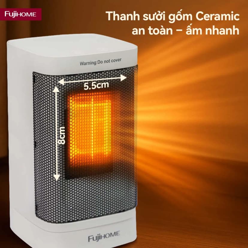 So sánh giá Quạt sưởi gốm FUJIHOME FH600 - Tìm sản phẩm giá rẻ nhất - Ảnh 2