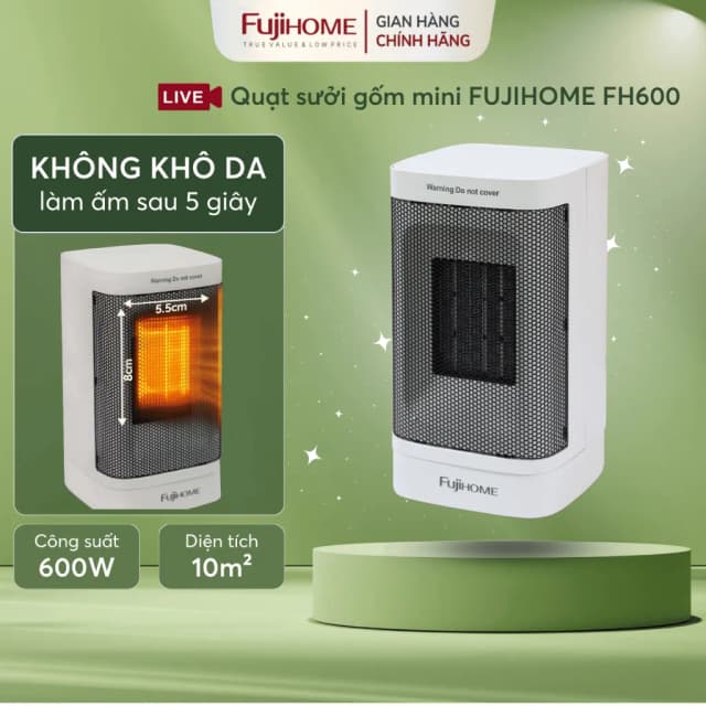 So sánh giá Quạt sưởi gốm FUJIHOME FH600 rẻ nhất? - Ảnh 16
