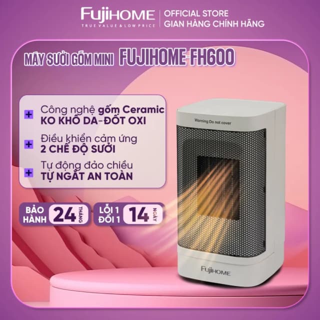 So sánh giá Quạt sưởi gốm FUJIHOME FH600 rẻ nhất? - Ảnh 19