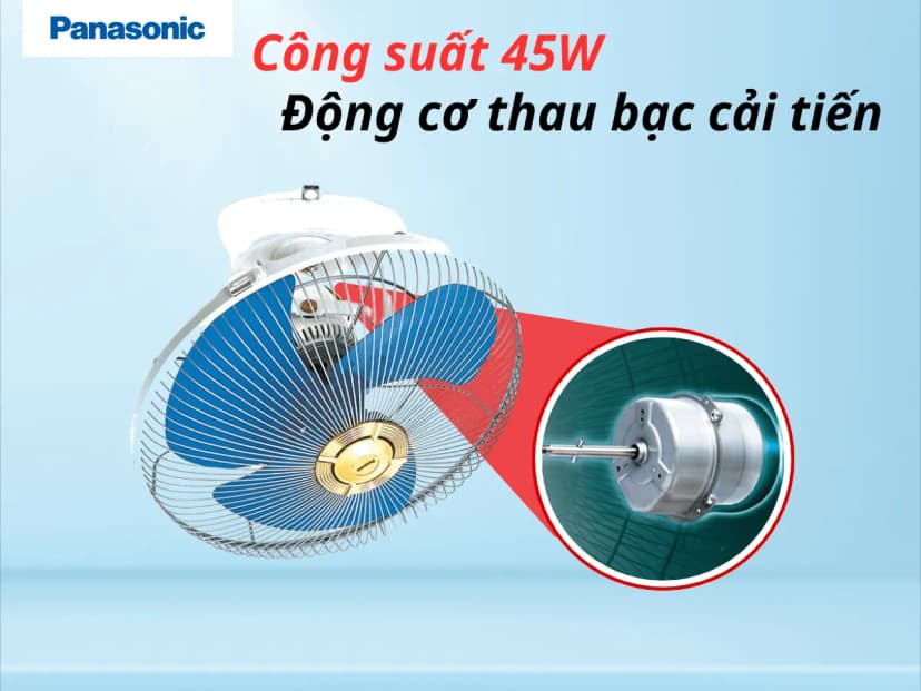 Quạt trần đảo Panasonic 3 cánh F-409QB 45W - Giá rẻ nhất hôm nay - Ảnh 11
