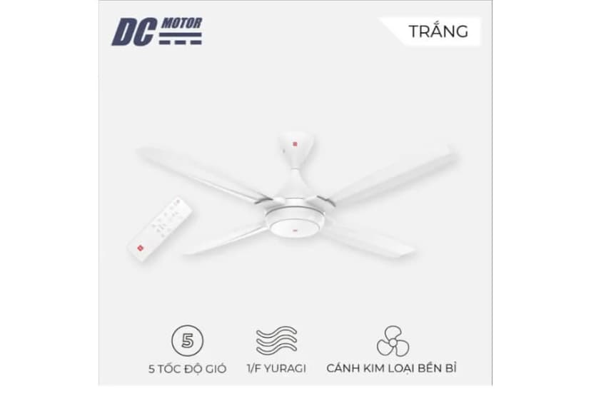 So sánh giá Quạt trần KDK 4 cánh G56DG(WH) 29W - Tìm sản phẩm giá rẻ nhất - Ảnh 2