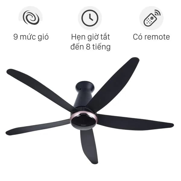 So sánh giá Quạt trần Panasonic 5 cánh F-60FEN 40W rẻ nhất? - Ảnh 2