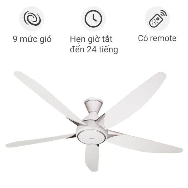 So sánh giá Quạt trần Panasonic 5 cánh F-60GDS-W 40W rẻ nhất? - Ảnh 17