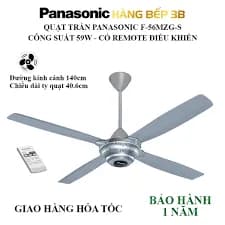 So sánh giá Quạt trần Panasonic 4 cánh F-56MZG-S 59W rẻ nhất? - Ảnh 13
