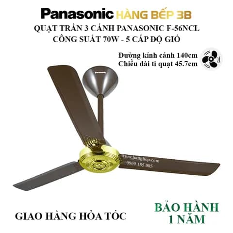 So sánh giá Quạt trần Panasonic 3 cánh F-56NCL 70W rẻ nhất? - Ảnh 13