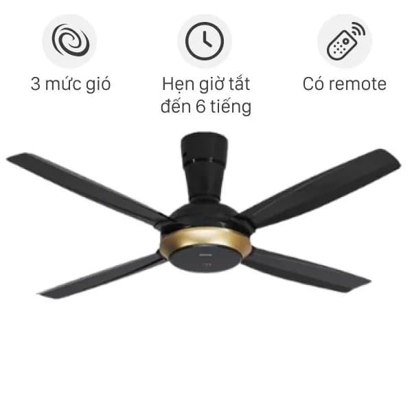 So sánh giá Quạt trần Panasonic 4 cánh F-56XPG-W 59W - Tìm sản phẩm giá rẻ nhất - Ảnh 1