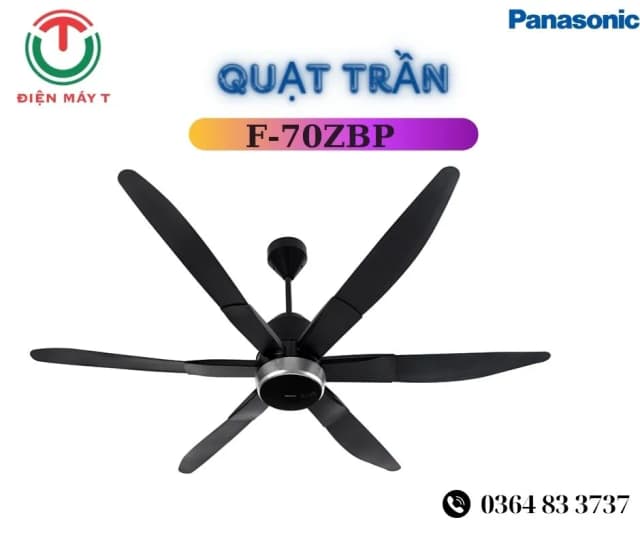 So sánh giá Quạt trần Panasonic 6 cánh F-70ZBP 51W rẻ nhất? - Ảnh 4