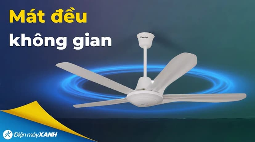 So sánh giá Quạt trần Rapido 5 cánh RCF-5W 100W - Tìm sản phẩm giá rẻ nhất - Ảnh 4
