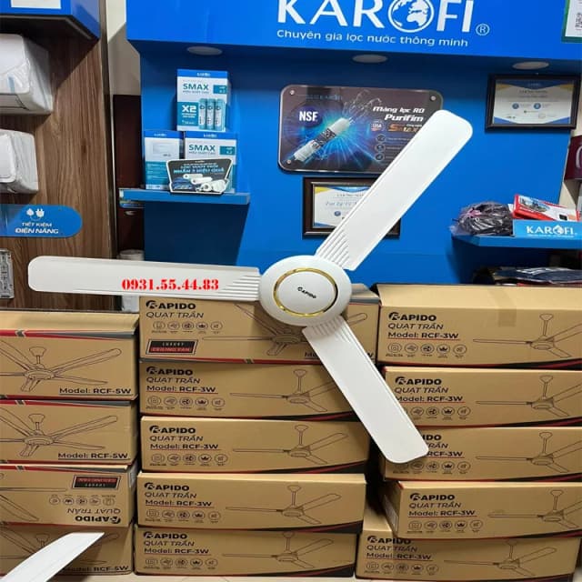 Top 1 so sánh giá Quạt trần Rapido 5 cánh RCF-5W AL56 64W - Tìm sản phẩm giá rẻ nhất - Ảnh 12