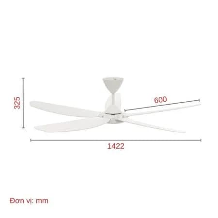 So sánh giá Quạt trần Sunhouse Apex 5 cánh APF7668W 60W rẻ nhất? - Ảnh 11