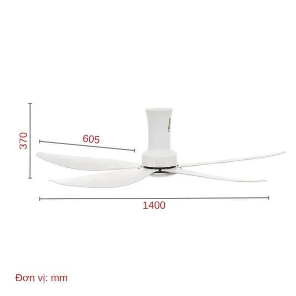 So sánh giá Quạt trần Sunhouse Apex 5 cánh APF7669W 60W rẻ nhất? - Ảnh 9