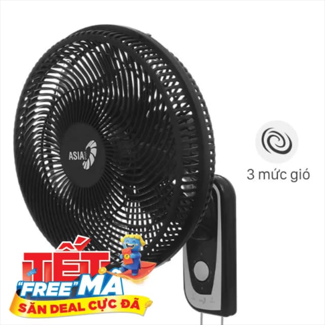 So sánh giá Quạt treo tường Asia 5 cánh VY617090 55W rẻ nhất? - Ảnh 3