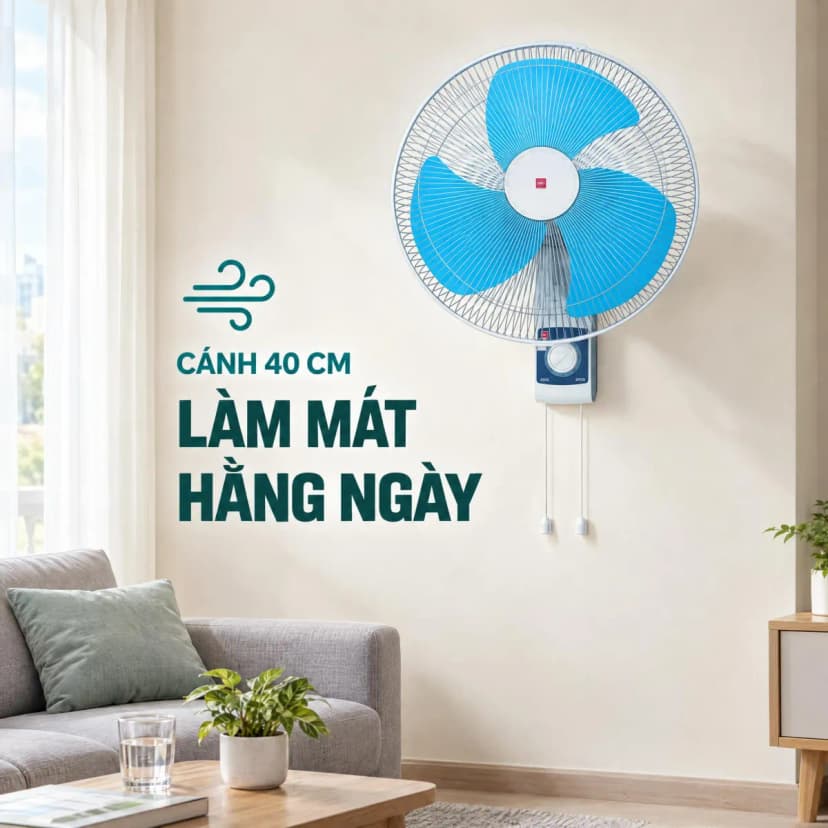 Quạt treo KDK M40C Xanh 47.5W - Giá rẻ nhất hôm nay - Ảnh 2