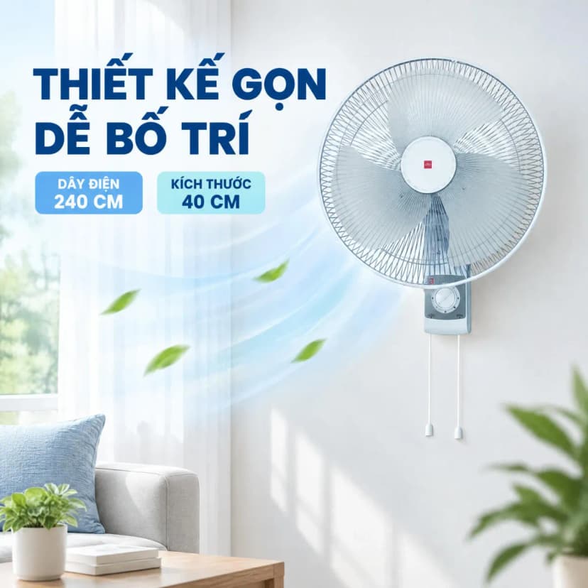 Quạt treo KDK M40C Xám 47.5W - Giá rẻ nhất hôm nay - Ảnh 5