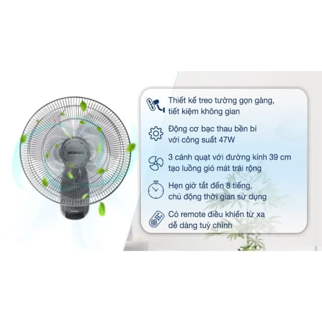 So sánh giá Quạt treo tường Senko 3 cánh TR1628 47W rẻ nhất? - Ảnh 16
